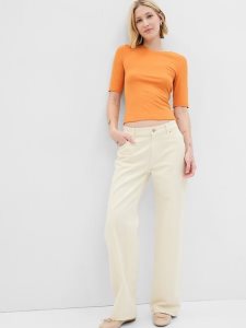 Gap MicroRib Keyhole Mango | 8415-CAGDQ