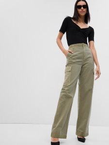 Gap MicroRib Sweetheart Schwarz | 9342-FVULW