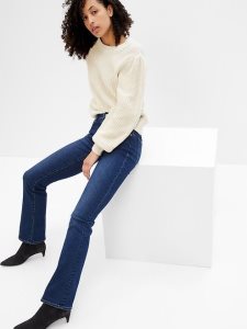Gap Mid Rise Baby Boot Dunkelwaschen | 4096-TMYQS