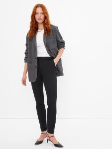 Gap Mid Rise BiStretch Slim Schwarz | 0638-RUZQH