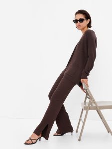 Gap Mid Rise Split Flare Braun | 9126-ALPXM