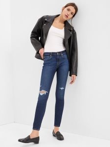 Gap Mid Rise True Schlank Dunkelindigo | 2598-ZGKDF