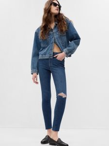 Gap Mid Rise Universal Jegging Dunkelindigo | 7618-KNXHE