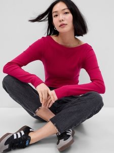Gap Modern Ballerina Bordeaux Rosa | 2983-HOSBX