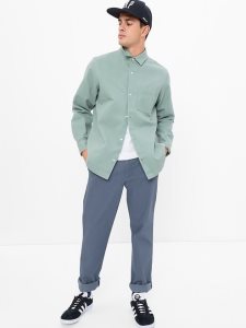 Gap Modern Khakis in Gerade Fit Blau | 9648-WSZNK