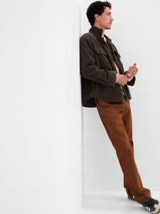 Gap Modern Khakis in Gerade Fit Braun | 0285-LBAQO
