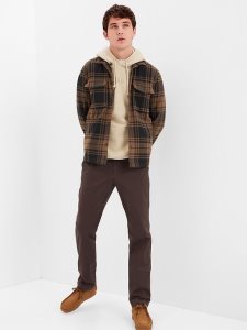Gap Modern Khakis in Gerade Fit Braun | 4926-ZUBCL