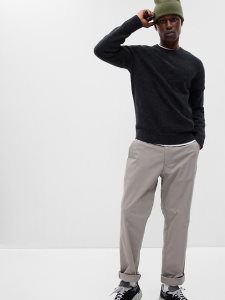 Gap Modern Khakis in Gerade Fit Grau | 4298-HQEOZ