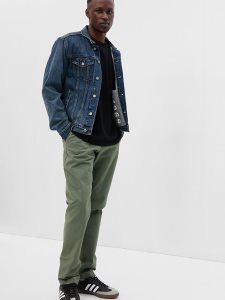 Gap Modern Khakis in Turn Taper Olivgrün Grün | 6738-BGLTP