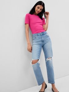 Gap Modern Kurzes Sleeve Rosa | 1629-SOERV