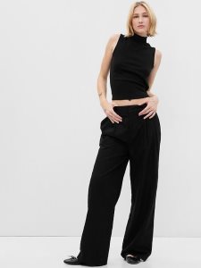 Gap Modern Mockneck Schwarz | 7895-BTWYL