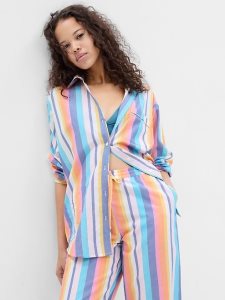 Gap Poplin PJ Mehrfarbig | 3024-WKBOA