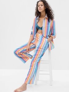 Gap Poplin PJ Mehrfarbig | 8632-ESQFP