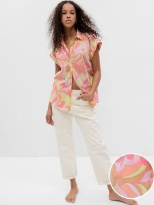 Gap Print Rosa Mehrfarbig | 4203-OVSLB