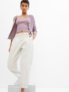 Gap Schlank Rib Lila | 3647-GWCEY