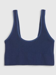 Gap Seamless Gerippt Blau | 3542-YDVBT