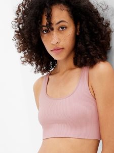 Gap Seamless Gerippt Rosa | 8319-OVQSU
