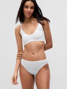 Gap Seamless Rib Weiß | 5967-ICYVW