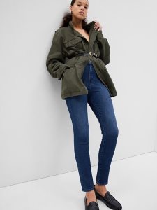 Gap Sky High Rise True Schlank Dunkelindigo | 9378-DXWTA
