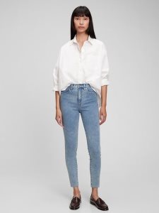 Gap Sky High Rise True Schlank Waschen | 1038-HBDSR