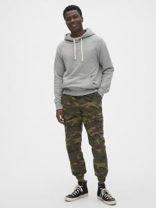 Gap Slim Canvas Grün Camouflage | 3941-QPUSZ