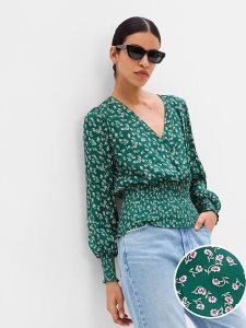 Gap Smocked Wrap Grün | 7213-PTZGK