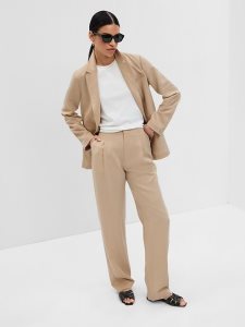 Gap SoftSuit Trousers in TENCEL Lyocell Braun Khaki Braun | 1795-QJFOT