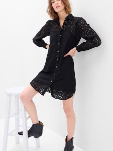Gap Spitze Mini Schwarz | 2076-BAYUV
