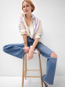 Gap Stripe Big Mehrfarbig | 9802-FKNGU