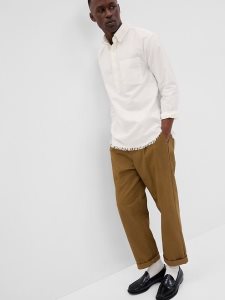 Gap The Brooklyn Circus Adult Popover Oxford Weiß | 7503-ZPEFC