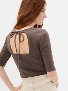 Gap Tie-Back Cutout Rib Braun | 7845-ZHTQY
