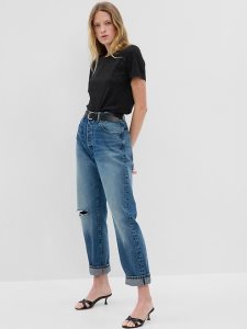 Gap Vintage Baumwoll Shine Schwarz | 5408-BYRWI