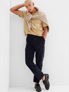 Gap Weite Wale Relaxed Corduroy Navy | 6078-CBSLZ