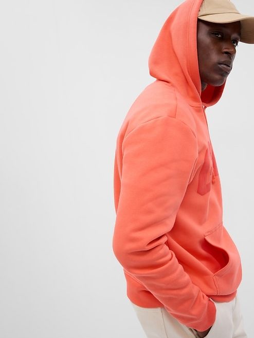 Gap Sweatshirts Berlin Kaufen Vintage Soft Logo Hoodie Herren Orange